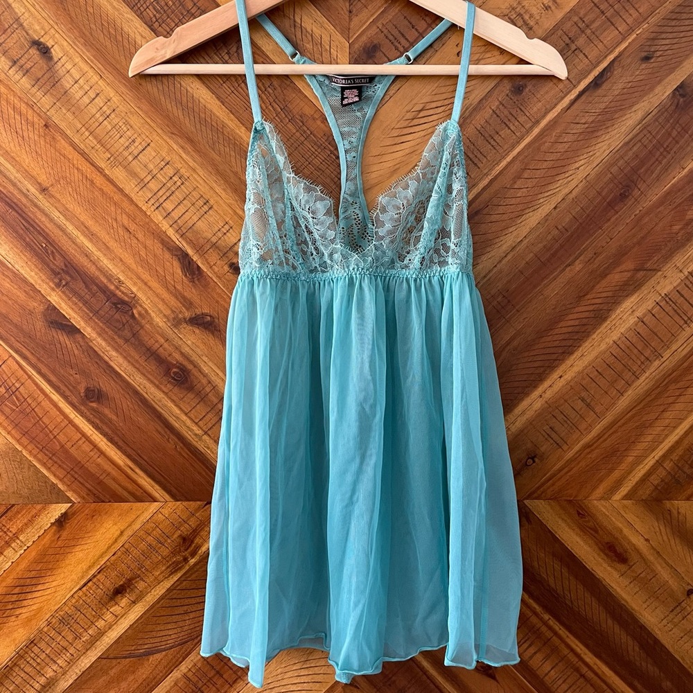 XS Turquoise Victoria’s Secret Babydoll